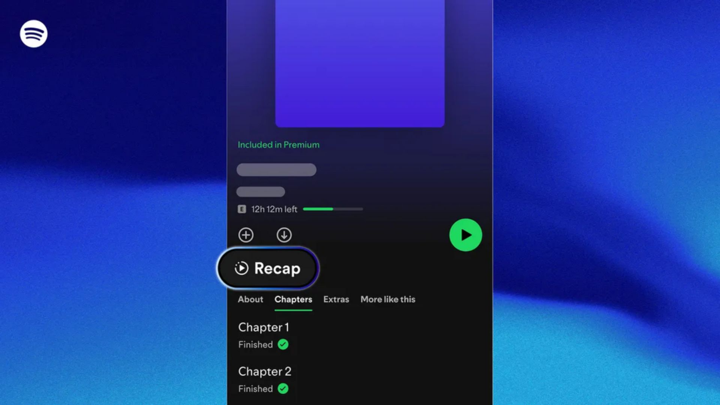 Spotify announces AI Recaps for its Audiobooks
