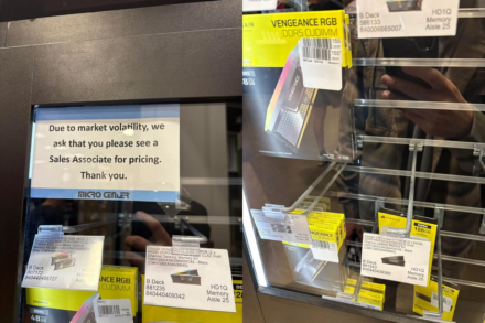 Memory MSRPs and fixed price tags disappear at Micro Center as some stores shift to spot pricing — Shopping for RAM just got a whole lot harder in 2025