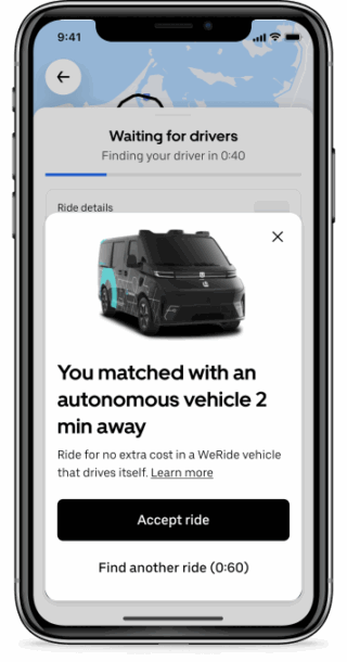 Uber and WeRide’s robotaxi service in Abu Dhabi is officially driverless