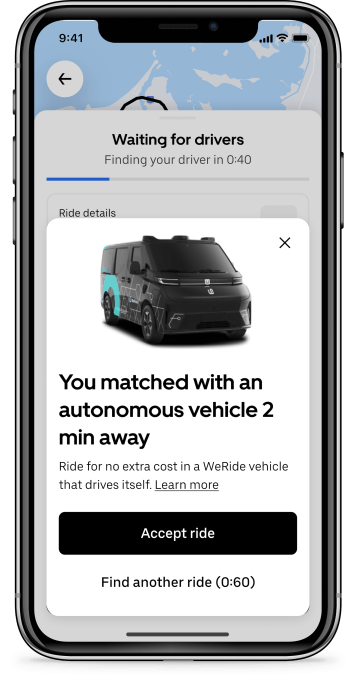 Uber and WeRide’s robotaxi service in Abu Dhabi is officially driverless