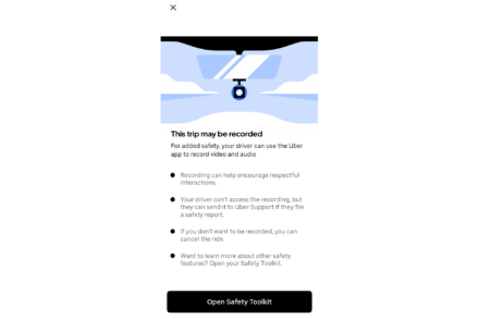 Uber quietly pilots in-app video recording for drivers in India