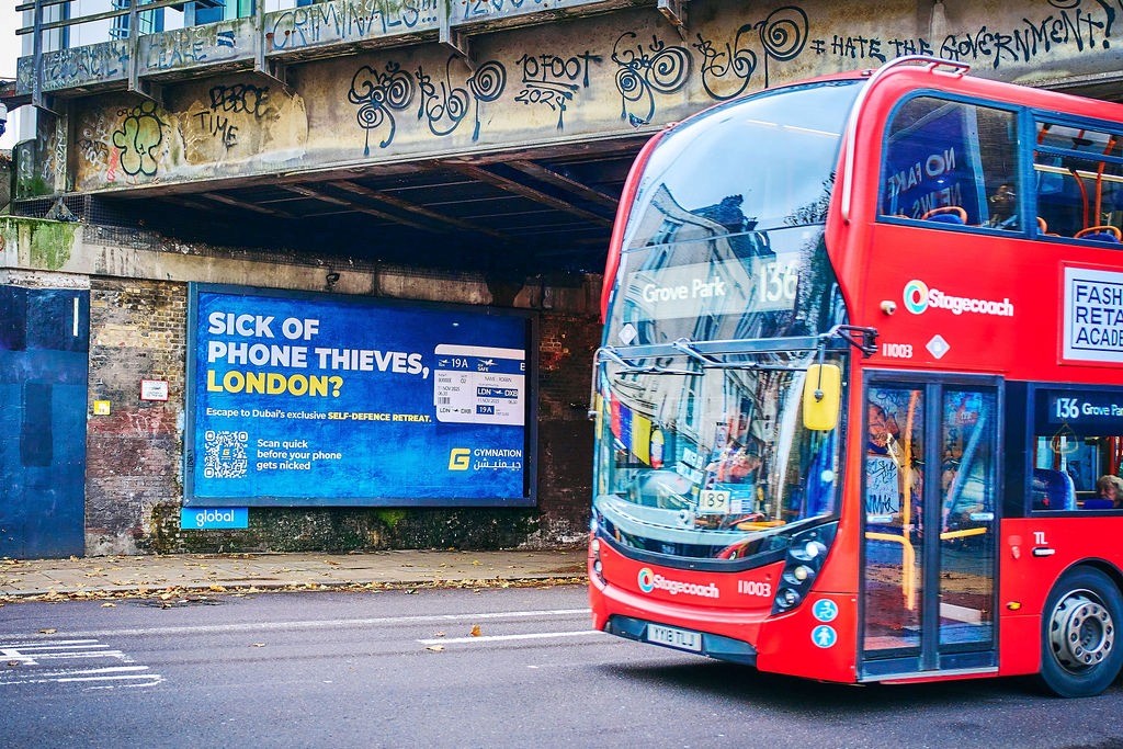 Billboards suggest Londoners 'escape' to Dubai to avoid phone theft – London Evening Standard