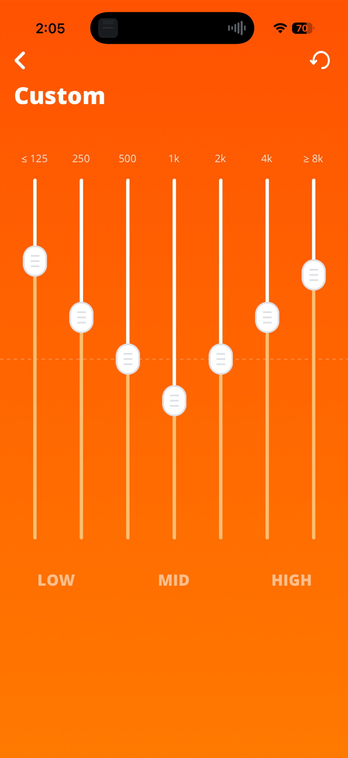 Screenshot of the JBL Portable app while connected to the JBL Boombox 4