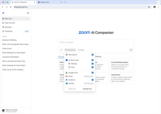 Zoom brings its AI assistant to the web with access to free users