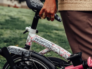 Brompton X Shantell Martin P Line 4-Speed Folding Bike