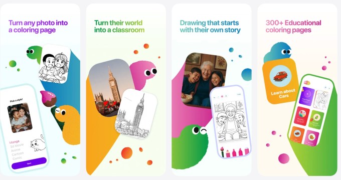 Splat’s app uses AI to turn your photos into coloring pages for kids